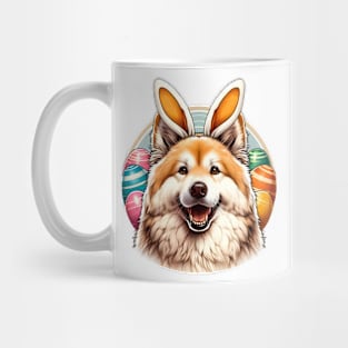 Chinook with Bunny Ears Enjoys Easter Egg Hunt Mug